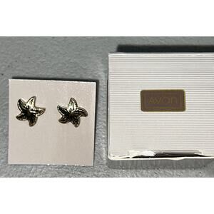 Avon Vintage 1984 Starfish Earrings